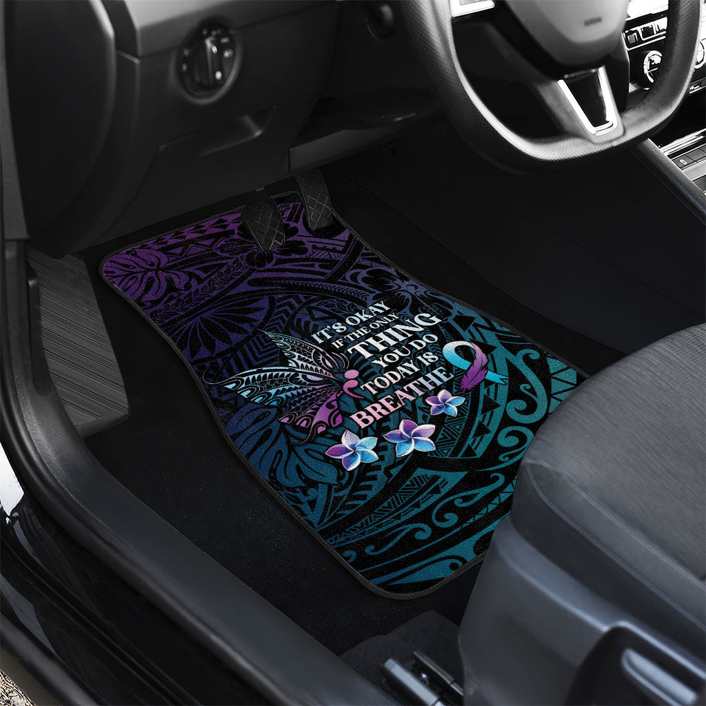 Polynesia Suicide Prevention Car Mats Keep Going The World Needs You