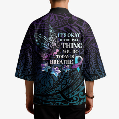 Polynesia Suicide Prevention Kimono Keep Going The World Needs You