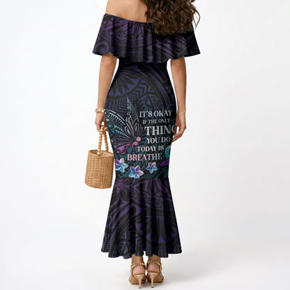 Polynesia Suicide Prevention Mermaid Dress Keep Going The World Needs You
