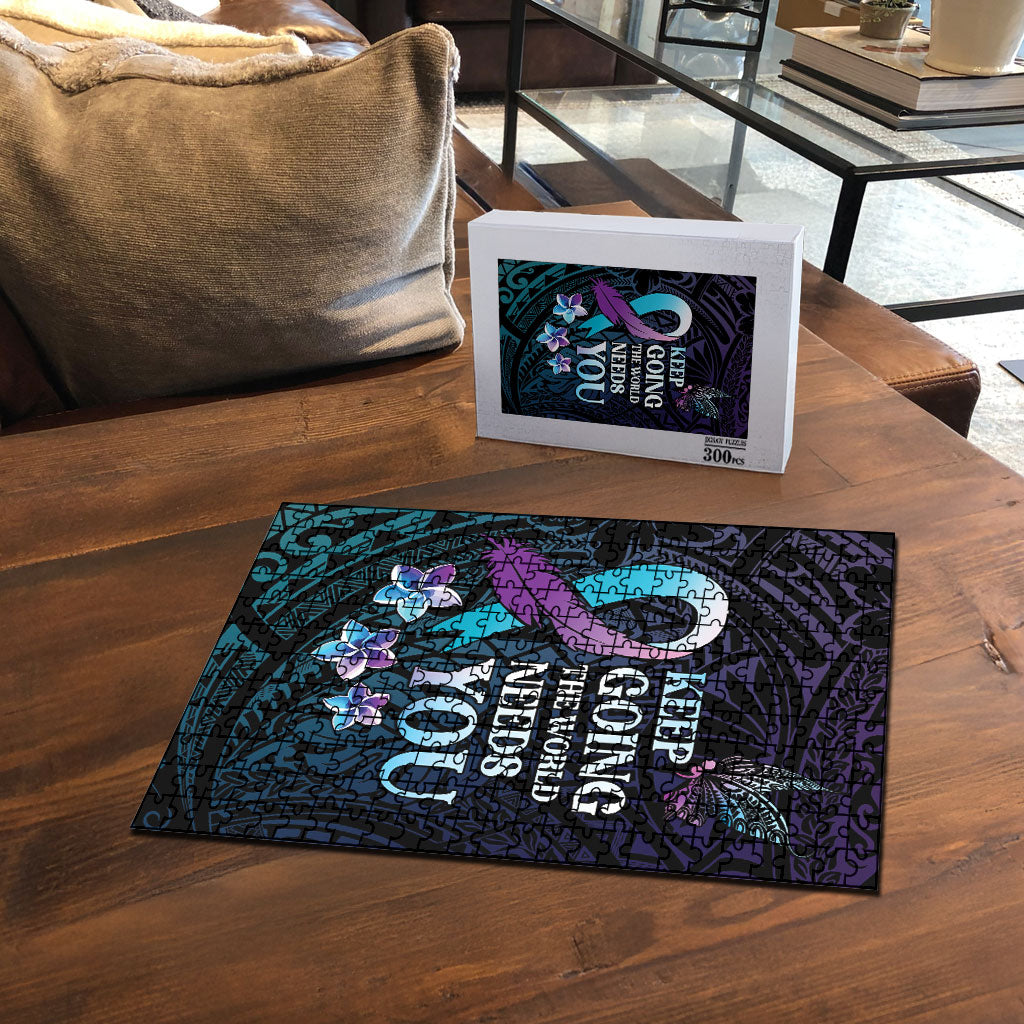 Polynesia Suicide Prevention Puzzle Keep Going The World Needs You