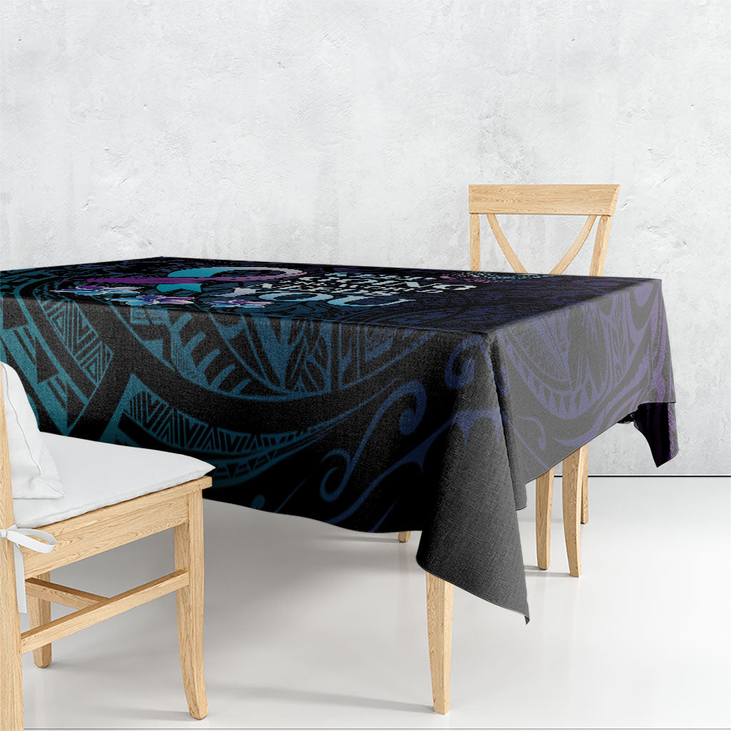Polynesia Suicide Prevention Tablecloth Keep Going The World Needs You