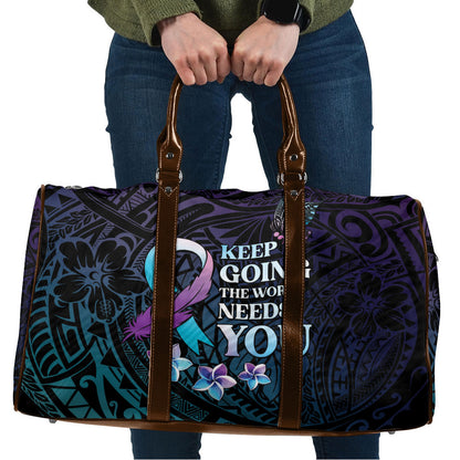 Polynesia Suicide Prevention Travel Bag Keep Going The World Needs You