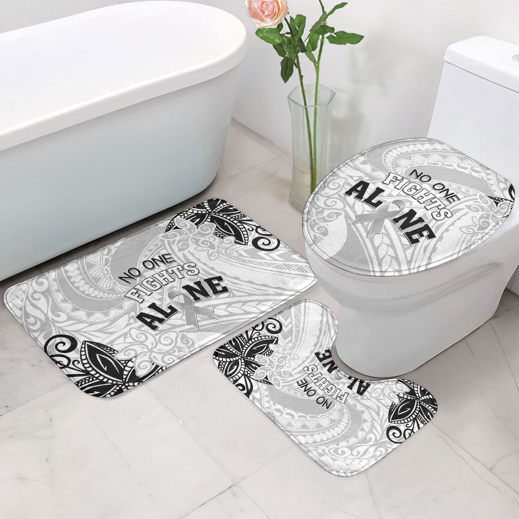 Polynesia Brain Cancer Bathroom Set No One Fights Alone