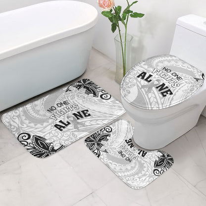 Polynesia Brain Cancer Bathroom Set No One Fights Alone