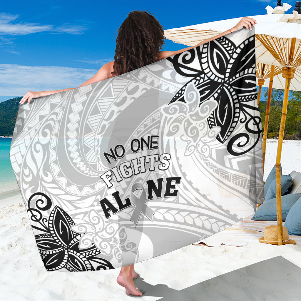 Polynesia Brain Cancer Sarong No One Fights Alone