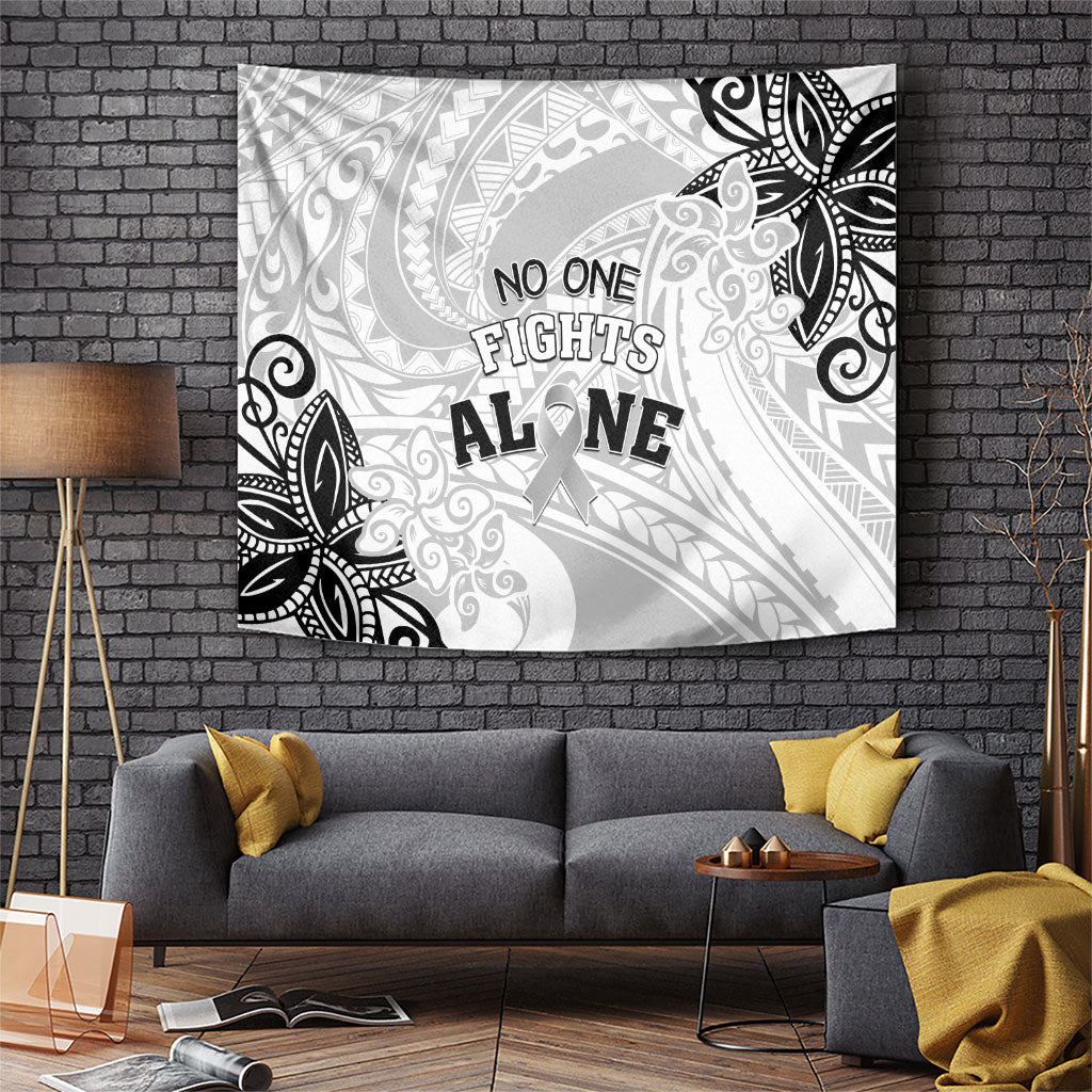 Polynesia Brain Cancer Tapestry No One Fights Alone