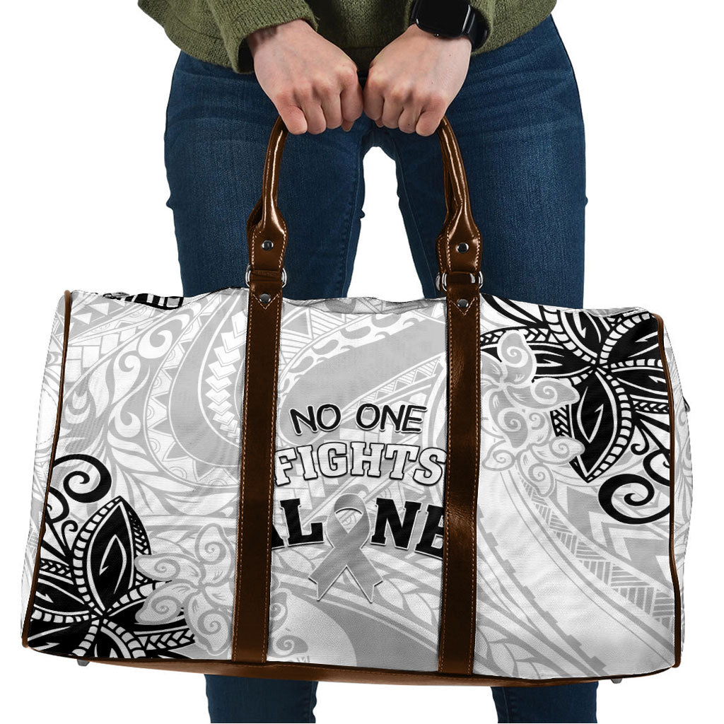 Polynesia Brain Cancer Travel Bag No One Fights Alone