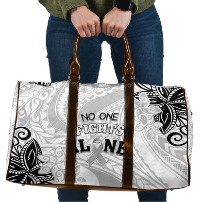 Polynesia Brain Cancer Travel Bag No One Fights Alone