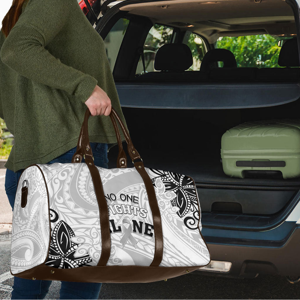 Polynesia Brain Cancer Travel Bag No One Fights Alone