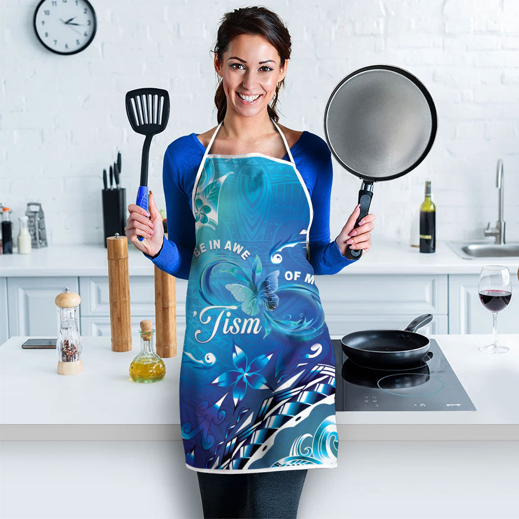 Polynesia Autism Support Apron Be In Awe Of My 'Tism