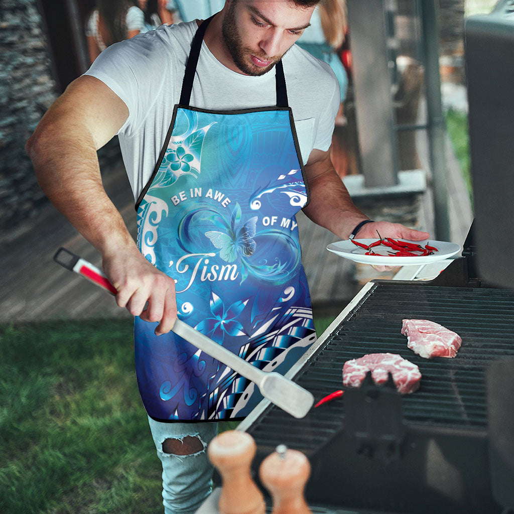 Polynesia Autism Support Apron Be In Awe Of My 'Tism