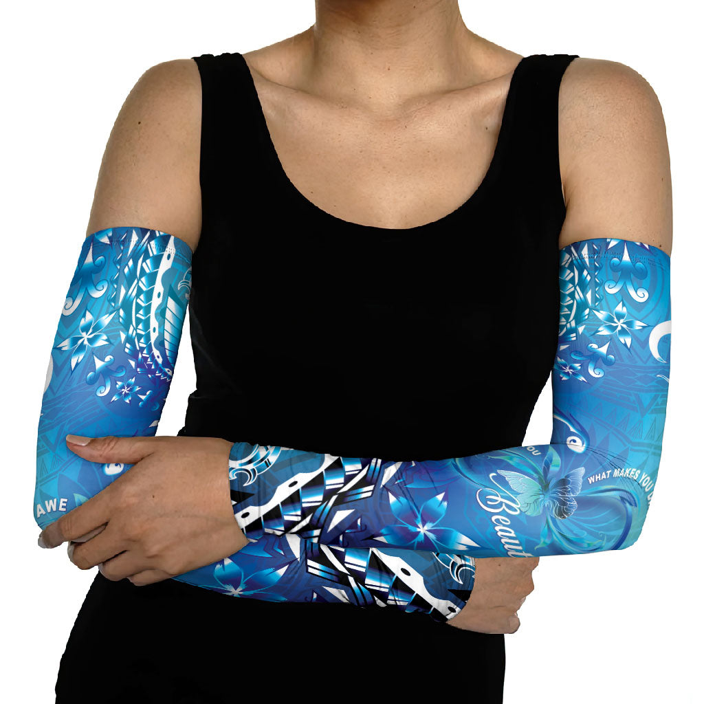 Polynesia Autism Support Arm Sleeves Be In Awe Of My 'Tism