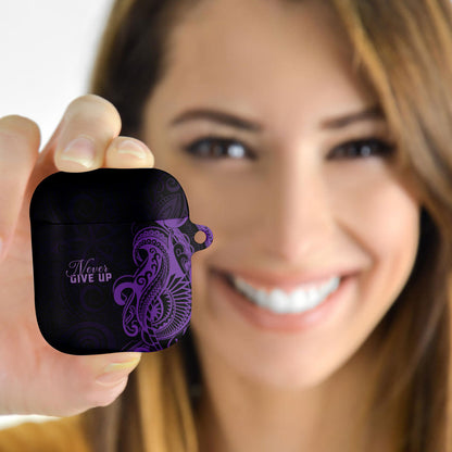 Lupus Warrior AirPods Case Never Give Up Polynesian Style