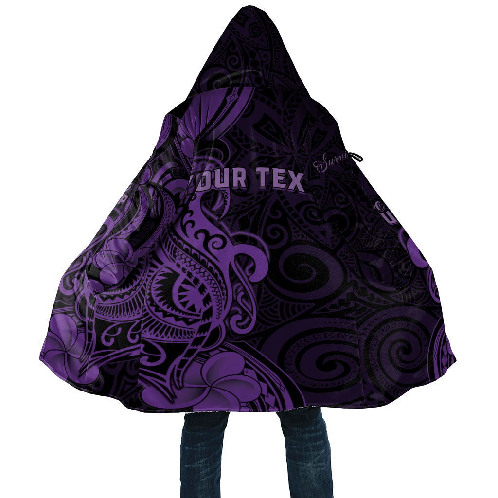 Personalised Lupus Warrior Cloak Never Give Up Polynesian Style