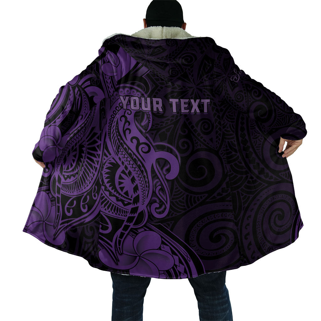 Personalised Lupus Warrior Cloak Never Give Up Polynesian Style