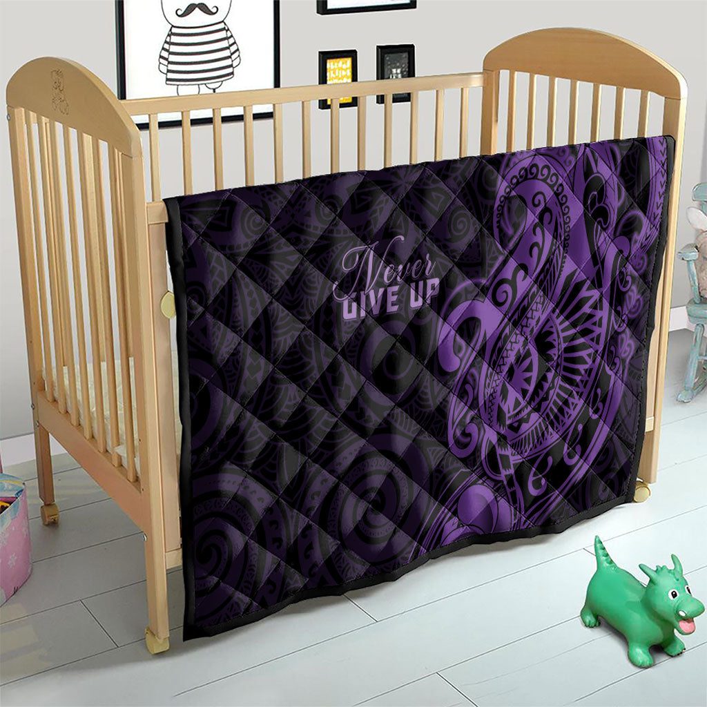 Lupus Warrior Quilt Never Give Up Polynesian Style