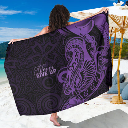 Lupus Warrior Sarong Never Give Up Polynesian Style