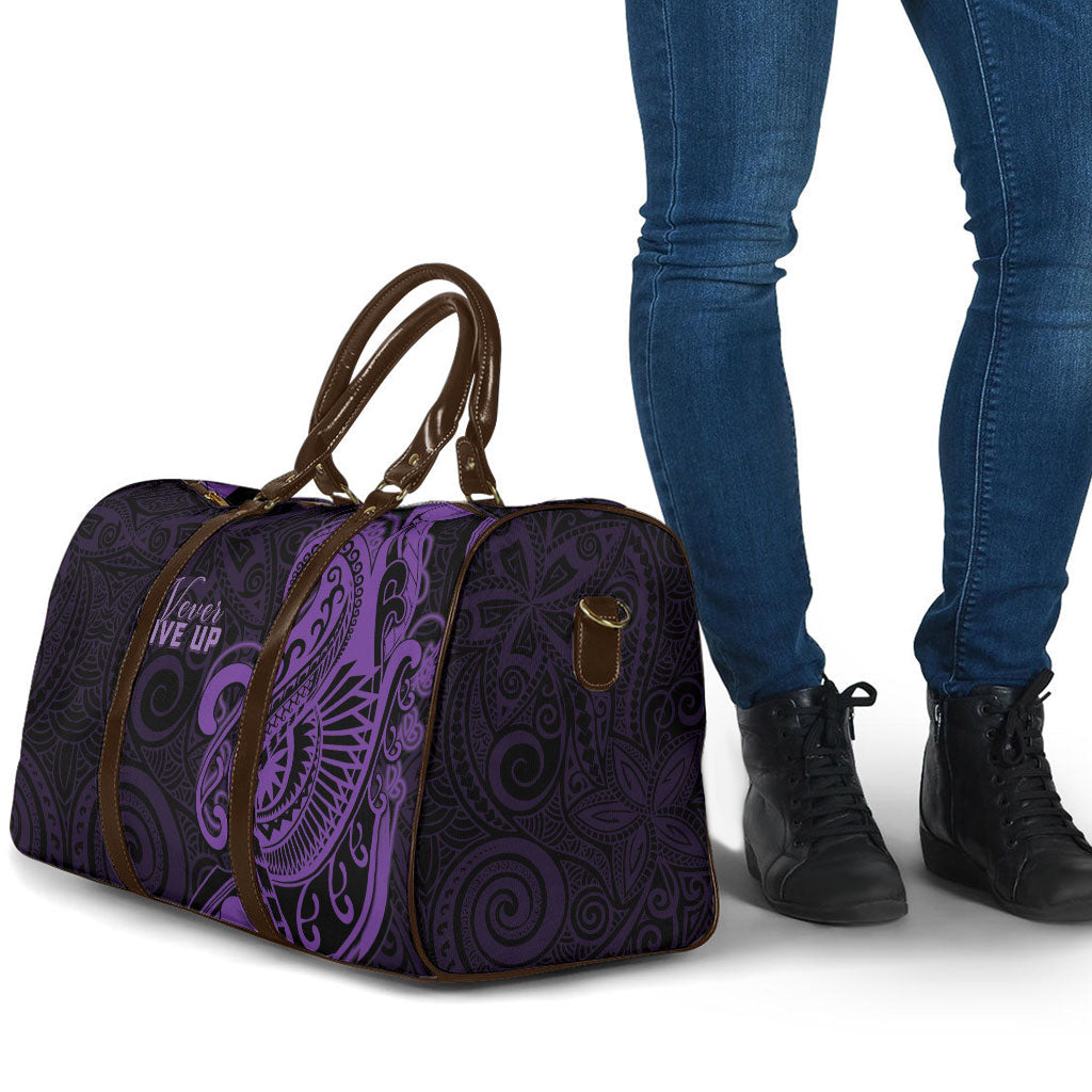 Lupus Warrior Travel Bag Never Give Up Polynesian Style