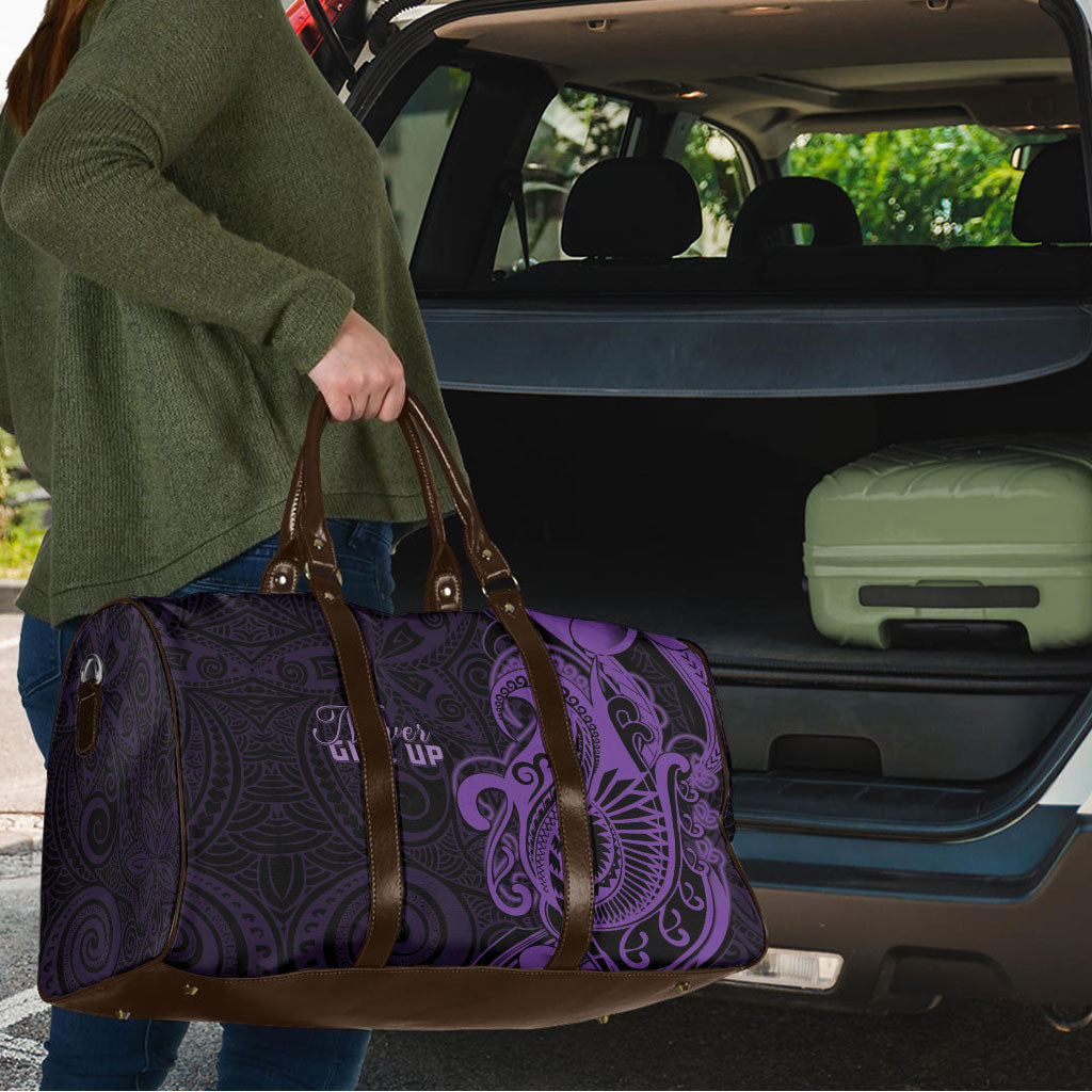 Lupus Warrior Travel Bag Never Give Up Polynesian Style