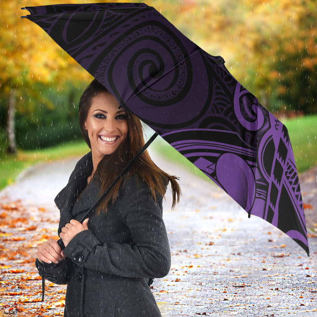 Lupus Warrior Umbrella Never Give Up Polynesian Style