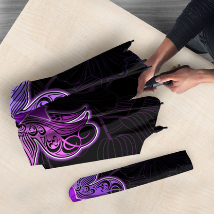 Pancreatic Cancer Support Umbrella Keep Calm And Fight On Polynesian Pattern