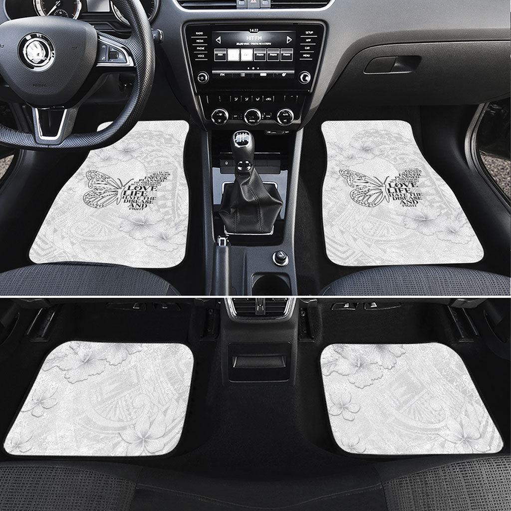 Lung Cancer Support Car Mats Never Give Up Polynesian Style