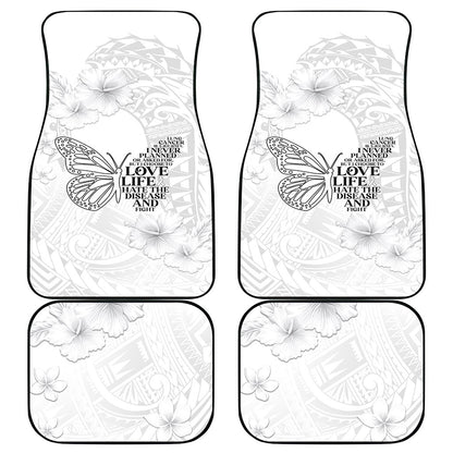 Lung Cancer Support Car Mats Never Give Up Polynesian Style