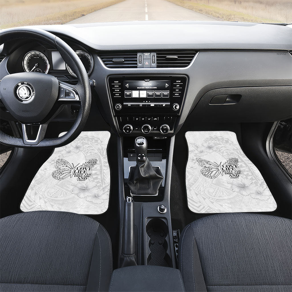 Lung Cancer Support Car Mats Never Give Up Polynesian Style