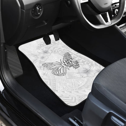 Lung Cancer Support Car Mats Never Give Up Polynesian Style