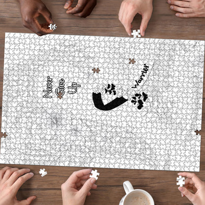 Lung Cancer Support Puzzle Never Give Up Polynesian Style