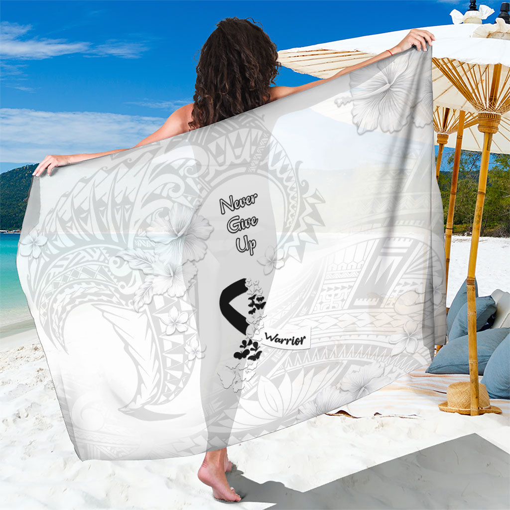 Lung Cancer Support Sarong Never Give Up Polynesian Style