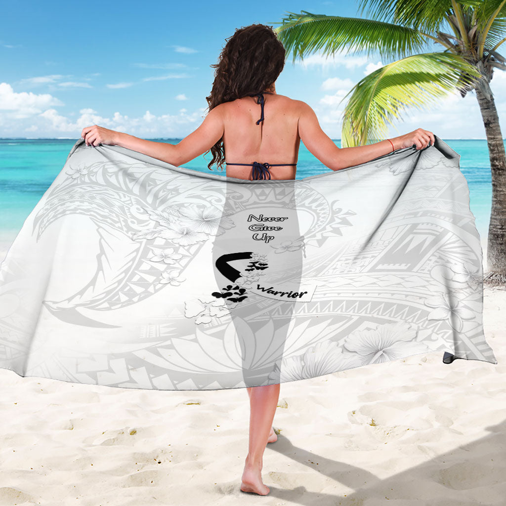 Lung Cancer Support Sarong Never Give Up Polynesian Style