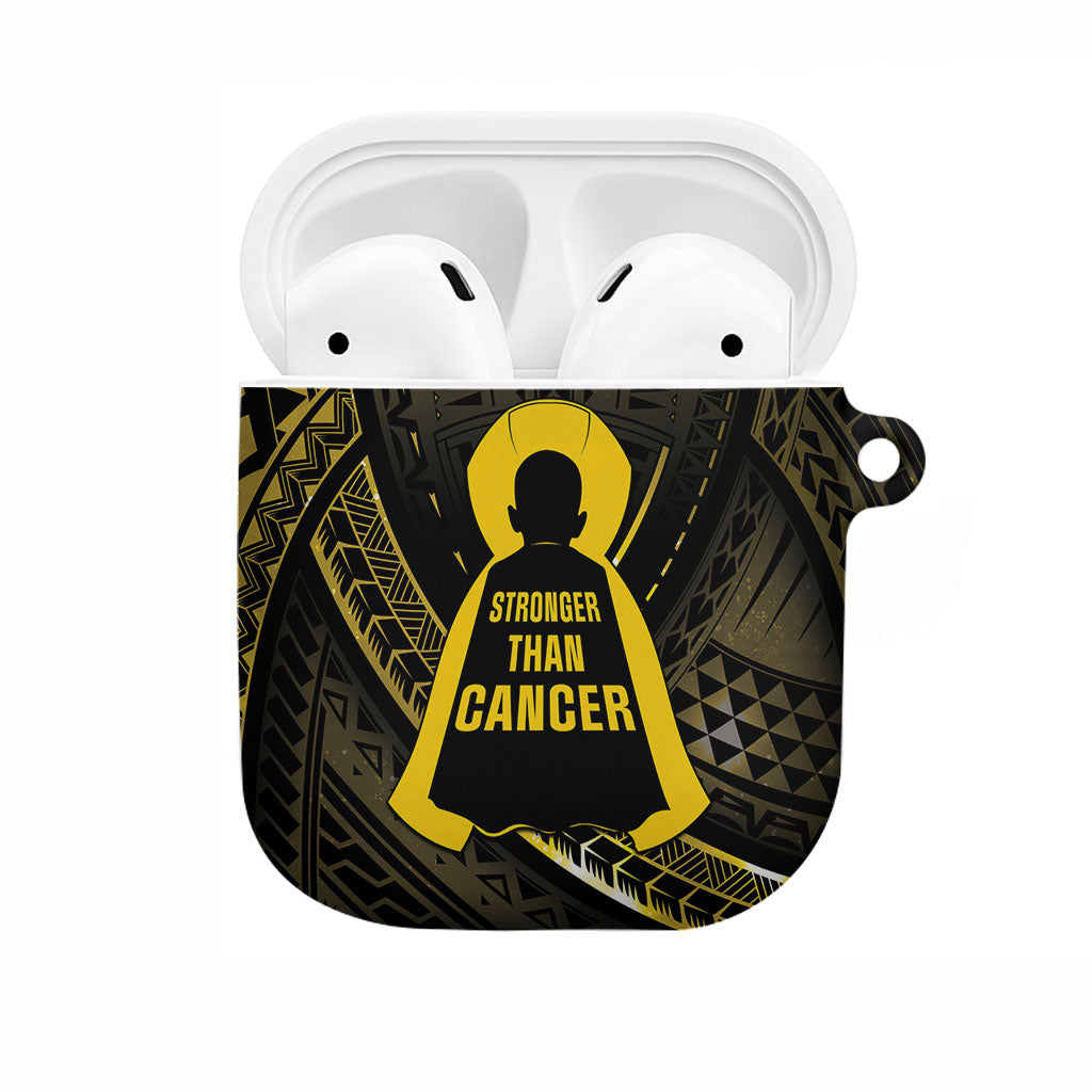 Polynesia Childhood Cancer Support AirPods Case You Are Stronger Than Cancer