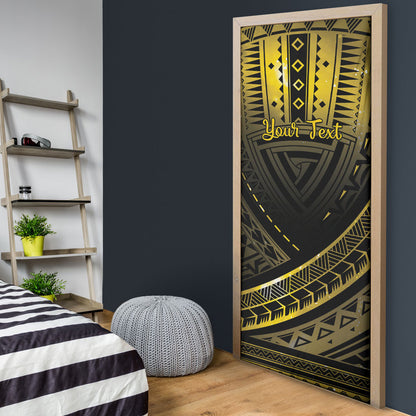 Personalised Polynesia Childhood Cancer Support Door Cover You Are Stronger Than Cancer