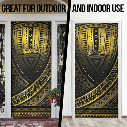 Personalised Polynesia Childhood Cancer Support Door Cover You Are Stronger Than Cancer