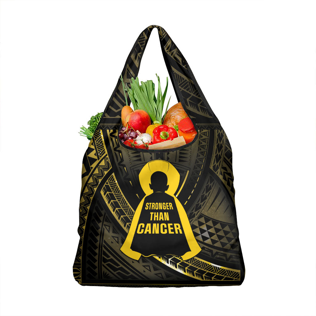 Polynesia Childhood Cancer Support Grocery Bag You Are Stronger Than Cancer