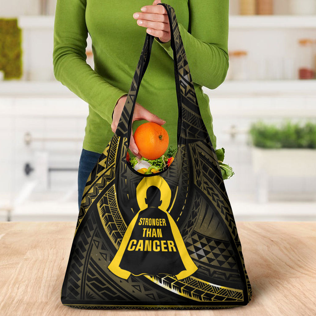 Polynesia Childhood Cancer Support Grocery Bag You Are Stronger Than Cancer