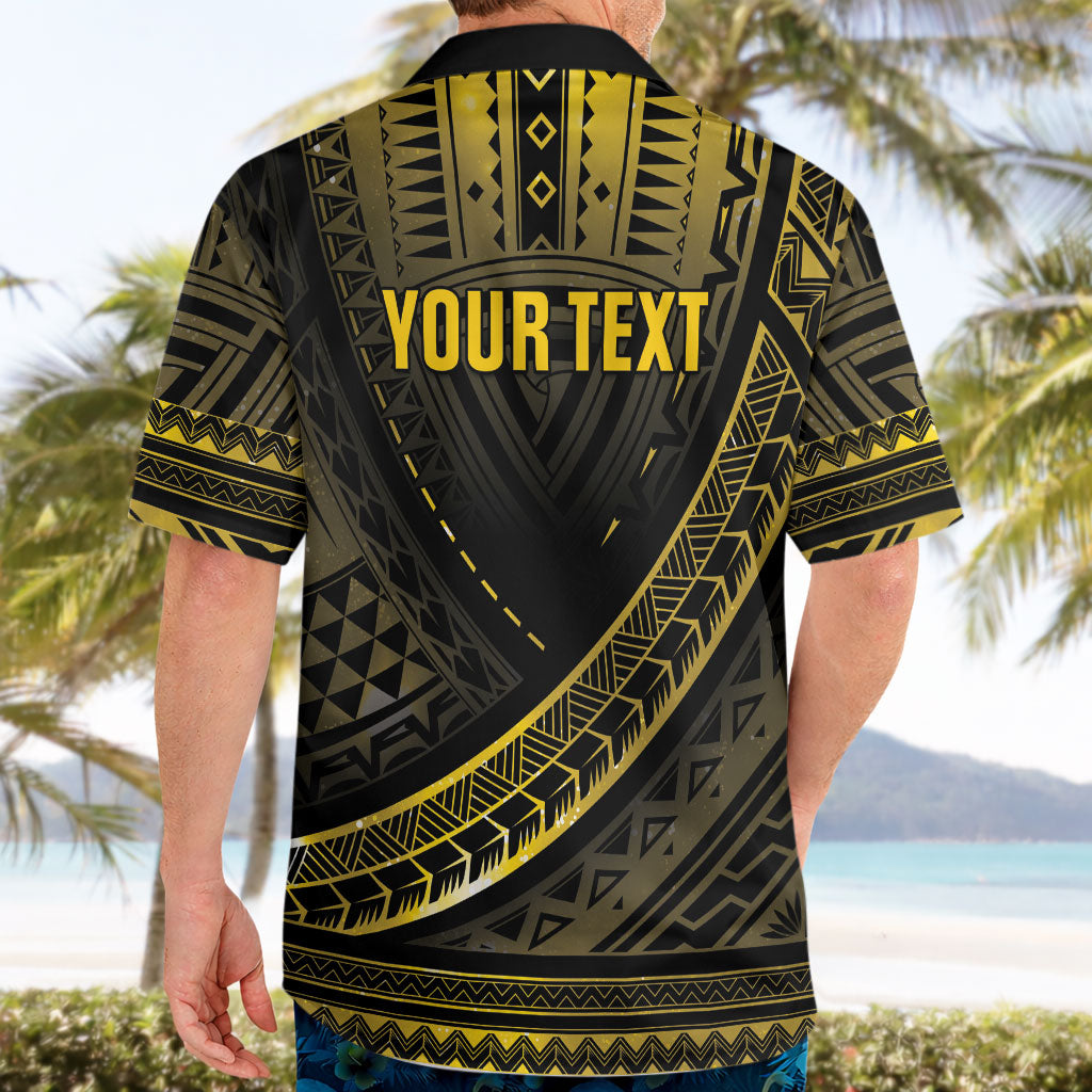 Personalised Polynesia Childhood Cancer Support Hawaiian Shirt You Are Stronger Than Cancer