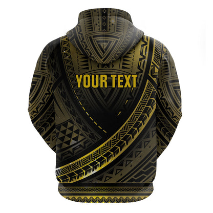 Personalised Polynesia Childhood Cancer Support Hoodie You Are Stronger Than Cancer