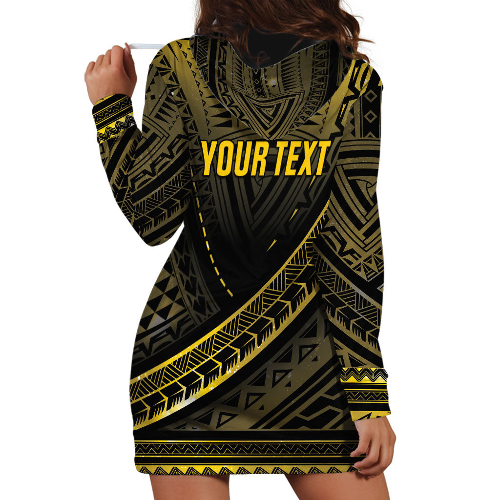 Personalised Polynesia Childhood Cancer Support Hoodie Dress You Are Stronger Than Cancer