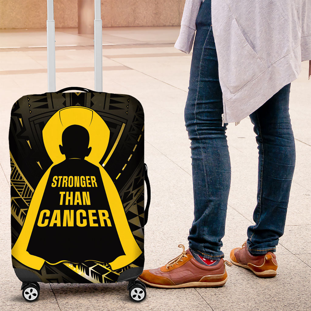 Polynesia Childhood Cancer Support Luggage Cover You Are Stronger Than Cancer