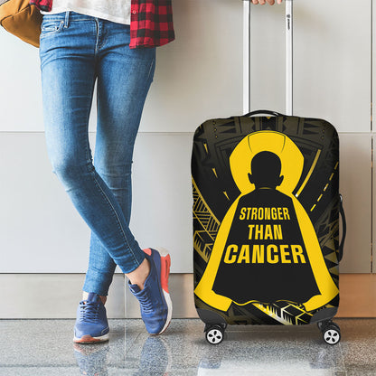 Polynesia Childhood Cancer Support Luggage Cover You Are Stronger Than Cancer
