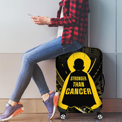Polynesia Childhood Cancer Support Luggage Cover You Are Stronger Than Cancer