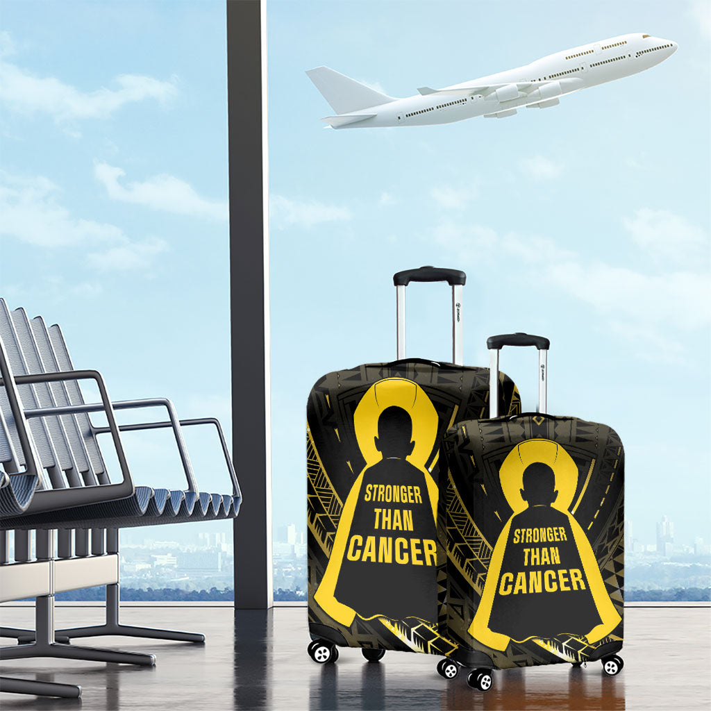 Polynesia Childhood Cancer Support Luggage Cover You Are Stronger Than Cancer