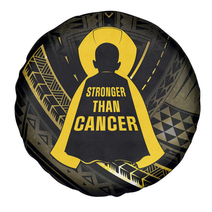 Polynesia Childhood Cancer Support Spare Tire Cover You Are Stronger Than Cancer
