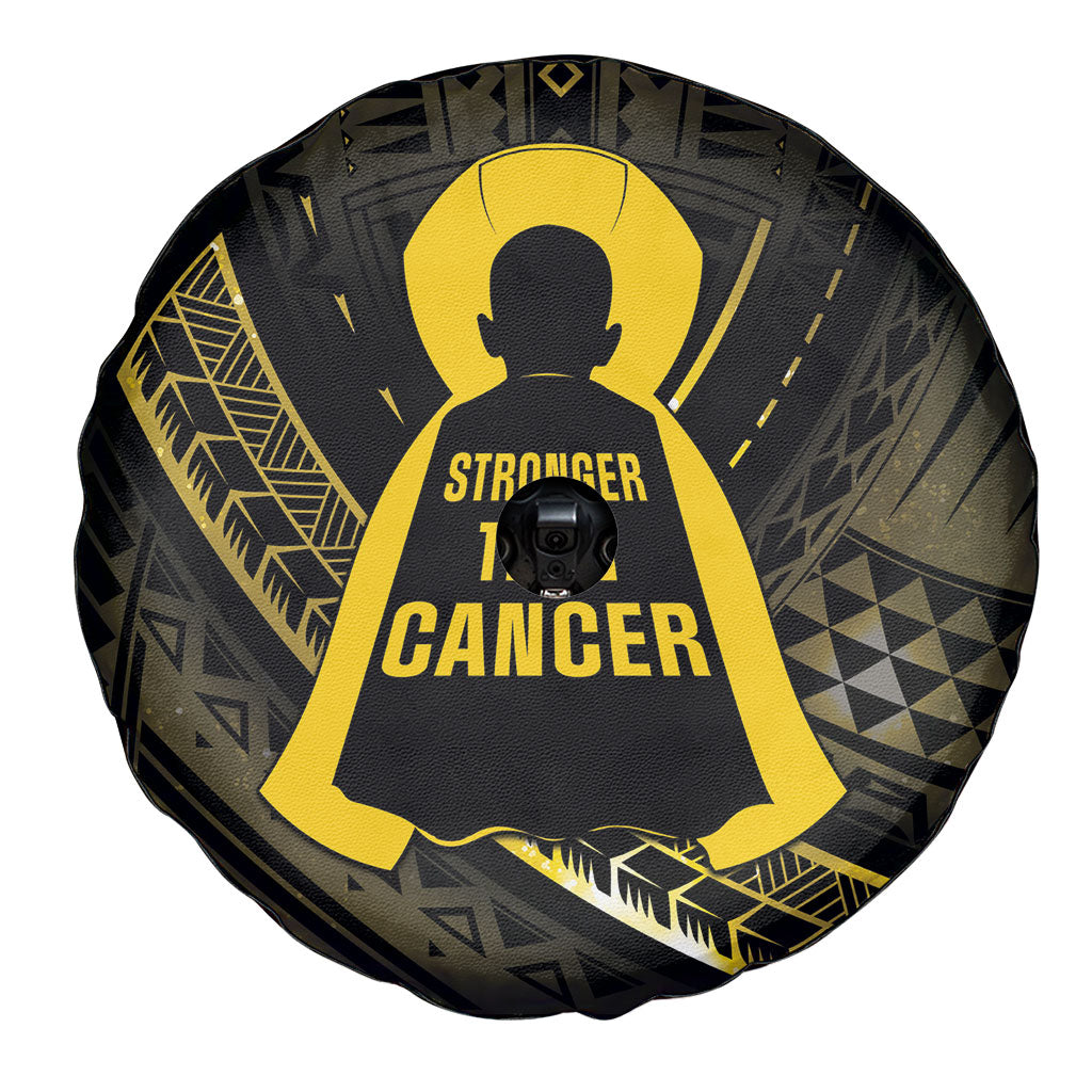 Polynesia Childhood Cancer Support Spare Tire Cover You Are Stronger Than Cancer