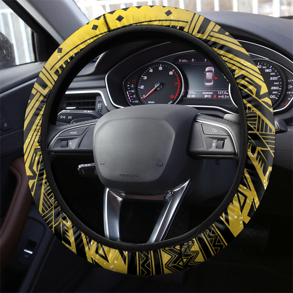 Polynesia Childhood Cancer Support Steering Wheel Cover You Are Stronger Than Cancer