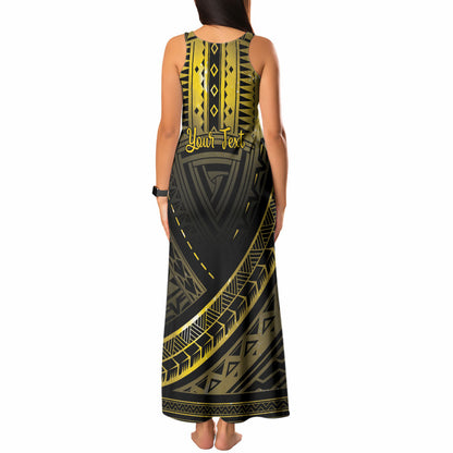 Personalised Polynesia Childhood Cancer Support Tank Maxi Dress You Are Stronger Than Cancer