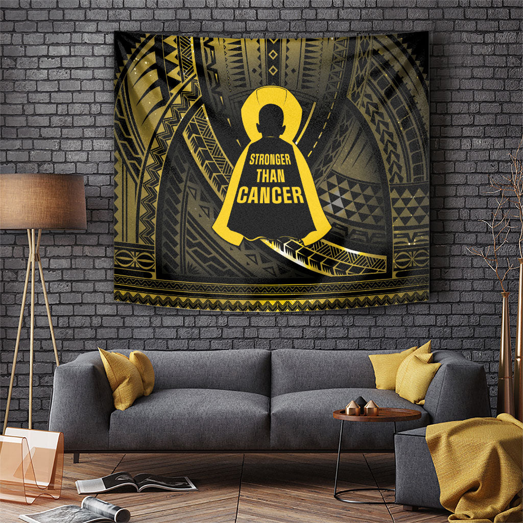 Polynesia Childhood Cancer Support Tapestry You Are Stronger Than Cancer
