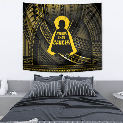 Polynesia Childhood Cancer Support Tapestry You Are Stronger Than Cancer